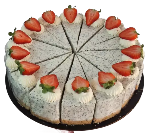 AI: Makový cheesecake (removeBg)