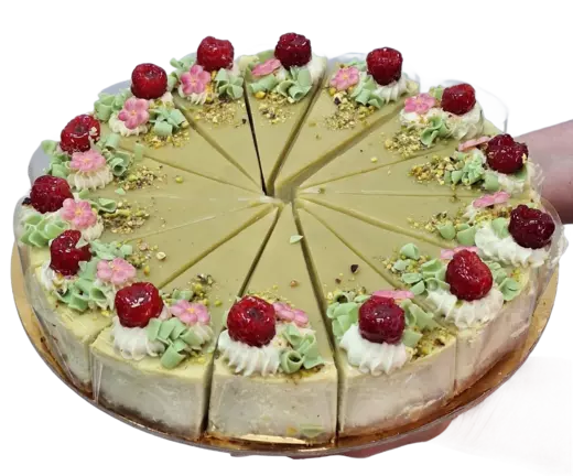 AI: Pistáciový cheesecake (removeBg)