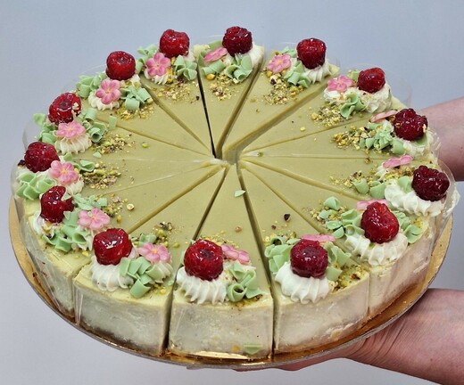 Pistáciový cheesecake